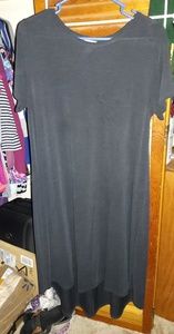 ** Lularoe Med Modal Solid Black Carly **